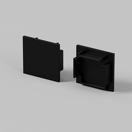 Комплект заглушек (для профиля 25×22) 2 шт., Maytoni ALM-2522-B-EC 642066