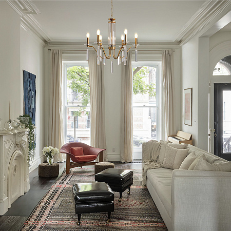 Люстра подвесная Freya Harvest FR2041PL-06BS