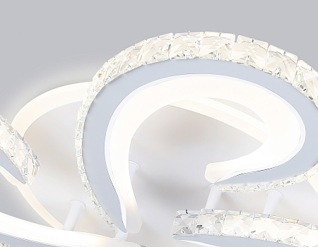 Люстра потолочная светодиодная Ambrella light ACRYLICA FA1702