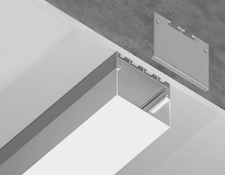 Профиль алюминиевый накладной/подвесной 42*45 "Profile System" Illumination GP3070AL