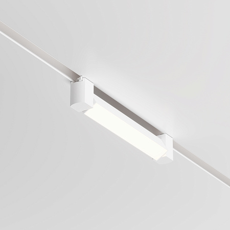 Трековый однофазный светодиодный светильник Maytoni Unity Basis Rot TR104-1-10W3K-W