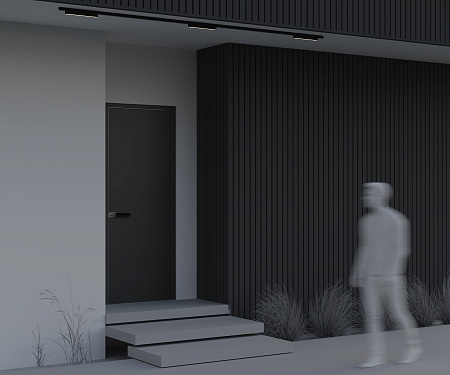 Уличный трековый мангитный светодиодный светильник Maytoni Exility IP Basis O-TR02-1-S-12WB4K