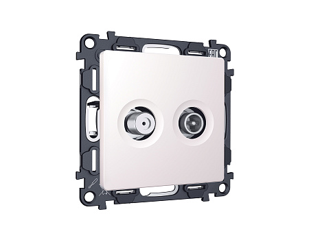 Комплект механизма розетки TV оконечной + SAT 5-862MHz 3.5dB/950-2150MHz 3.5dB MA MA213310