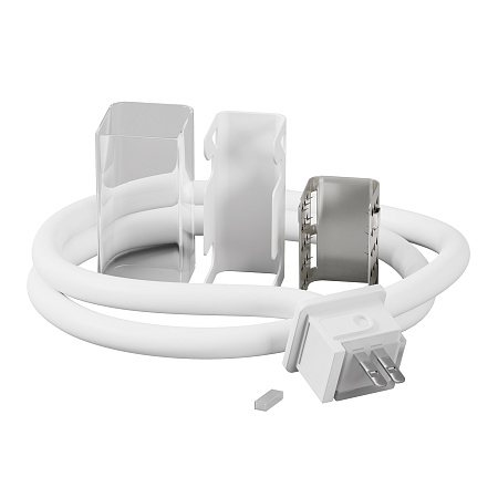 Коннектор питания для гибкого неона 17x12 мм (выход прямой) Maytoni Изгиб поперек оптической оси 432012