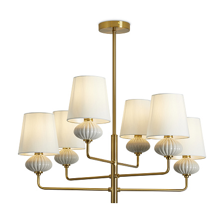 Люстра на штанге Freya Ceramics FR2029PL-06BS Люстра на штанге Freya Ceramics FR2029PL-06BS