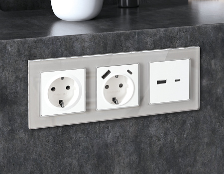 Рамка 5-постовая Ambrella Volt ALFA Platos AF330405