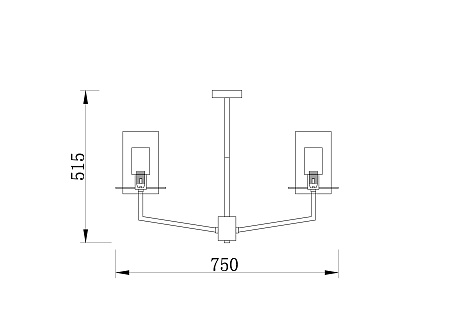 Люстра на штанге Freya Felicity FR5206PL-06FG