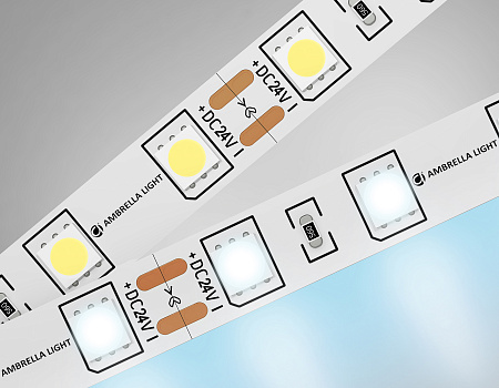 Светодиодная лента 14.4Вт/м 24V IP20 6500K Ambrella light ILLUMINATION GS4003