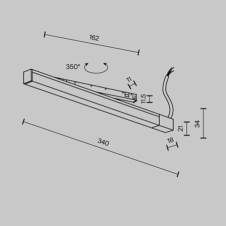 Блок питания 150Вт 48V Maytoni Exility X Maytoni Power Supply TRX239DR-150B
