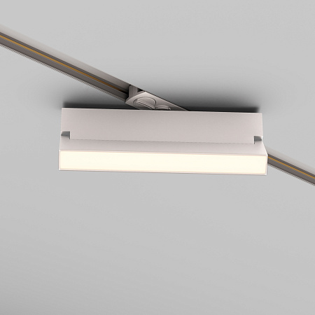 Трековый однофазный светодиодный светильник Maytoni Unity Basis Rot TR223-1-12WCCT-W-W