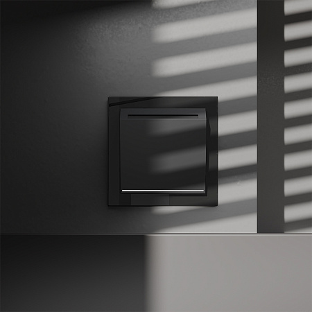 Выключатель встраиваемый карточный 16А Voltum S70 (черный матовый) VLS010708 Выключатель встраиваемый карточный 16А Voltum S70 (черный матовый) VLS010708