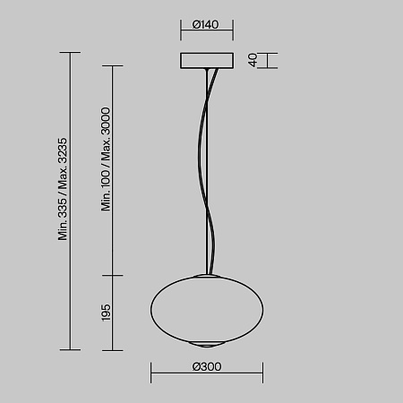 Светильник подвесной светодиодный Maytoni Bruma MOD397PL-L12CH3K Светильник подвесной светодиодный Maytoni Bruma MOD397PL-L12CH3K