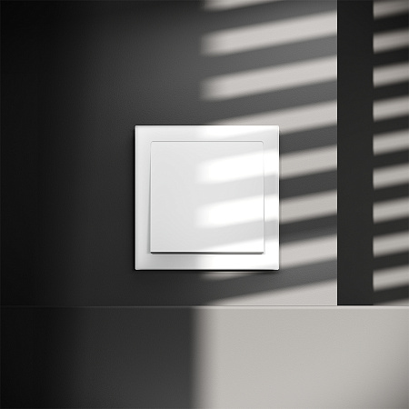 Проходной переключатель встраиваемый VOLTUM S70 одноклавишный (белый матовый) VLS010302 Проходной переключатель встраиваемый VOLTUM S70 одноклавишный (белый матовый) VLS010302