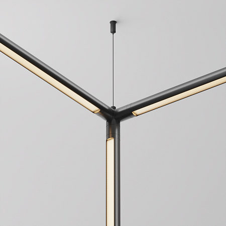 T-образный вертикальный коннектор для системы без ввода питания Maytoni Shelf CA016TC-B