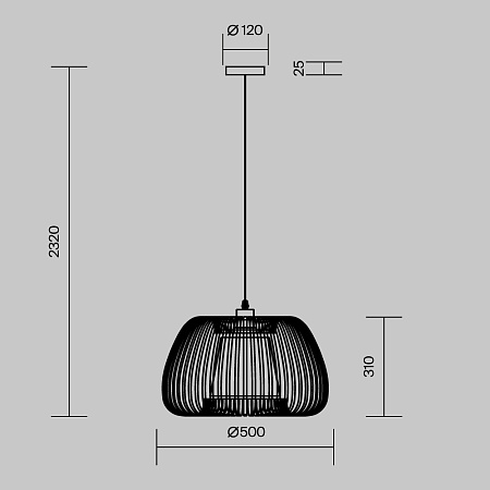 Светильник подвесной Maytoni Kirigami MOD409PL-01B Светильник подвесной Maytoni Kirigami MOD409PL-01B