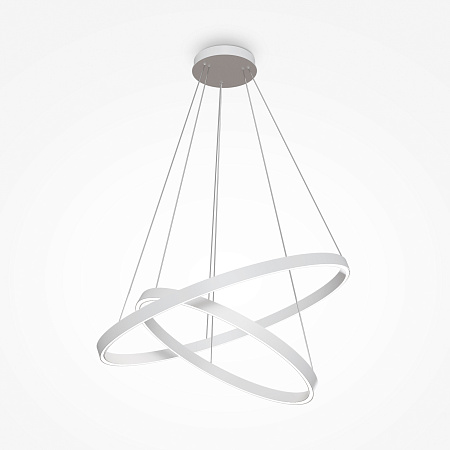 Люстра подвесная светодиодная Maytoni Rim MOD058PL-L74WK