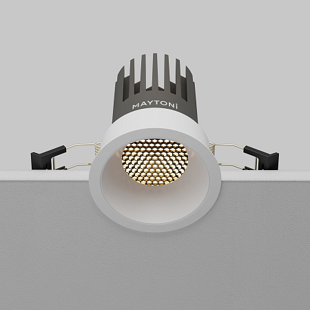 Светильник встраиваемый светодиодный Maytoni Dip DL117-15W-3K-W