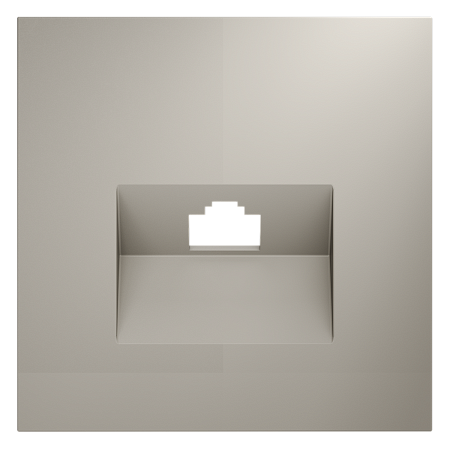 Накладка для розетки компьютерной RJ45 кат.6 Voltum S70 (кашемир) VLS001303 Накладка для розетки компьютерной RJ45 кат.6 Voltum S70 (кашемир) VLS001303