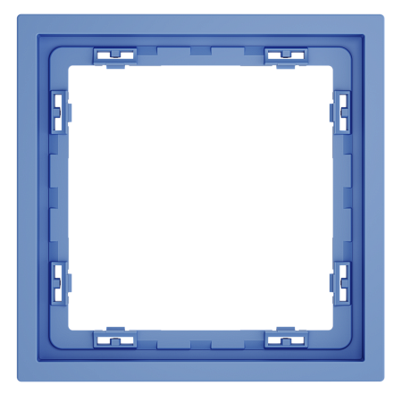 Рамка пластиковая на 1 пост Voltum S70 (деним) VLS100115 Рамка пластиковая на 1 пост Voltum S70 (деним) VLS100115