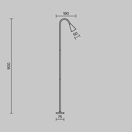 Уличный ландшафтный светодиодный светильник Maytoni Barb O531FL-L3B3K1 Уличный ландшафтный светодиодный светильник Maytoni Barb O531FL-L3B3K1