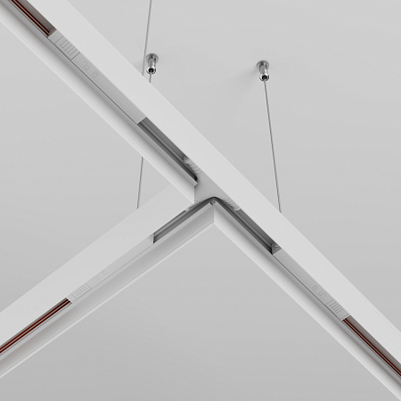 Коннектор питания Т-образный для магнитного шинопровода Maytoni Exility TRA034CWT-42W