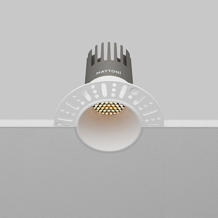 Светильник встраиваемый светодиодный Maytoni Dip DL120-10W-3K-TRS-W