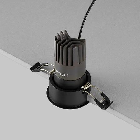 Светильник встраиваемый светодиодный Maytoni Dip DL116-10W-3K-B