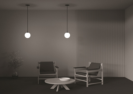 Светильник подвесной светодиодный Maytoni Luna P039PL-5W3K-20INS-B