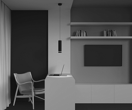 Светильник светодиодный подвесной Maytoni Orlo P085PL-12W4K-B