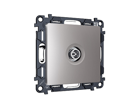 Комплект механизма TV розетки оконечной экранированной 5-1000MHz 3dB Ambrella Volt Alfa MA513005