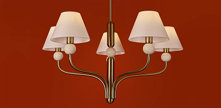 Люстра на штанге Freya Aurelia FR2058PL-05BS