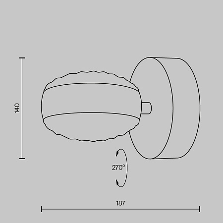 Светильник настенный светодиодный Maytoni Mind MOD299WL-L10BC3K Светильник настенный светодиодный Maytoni Mind MOD299WL-L10BC3K
