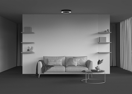 Светильник потолочный светодиодный Maytoni Lua C093CL-36W3K-B