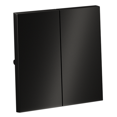 Клавиши для выключателя/переключателя двухклавишного Voltum S70 METAL (антрацит) VLSM000312