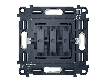 Механизм 3-клавишного выключателя Ambrella Volt QUANT VM133