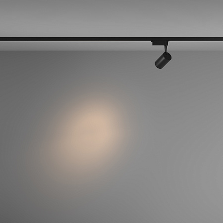 Трековый однофазный светодиодный светильник Maytoni Unity Vuoro TR003-1-6W3K-S-B