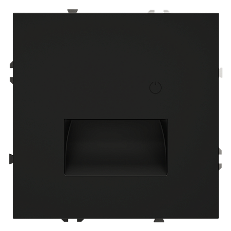 Подсветка светодиодная встраиваемая VOLTUM S70 с датчиком, (черный матовый) VLS070708