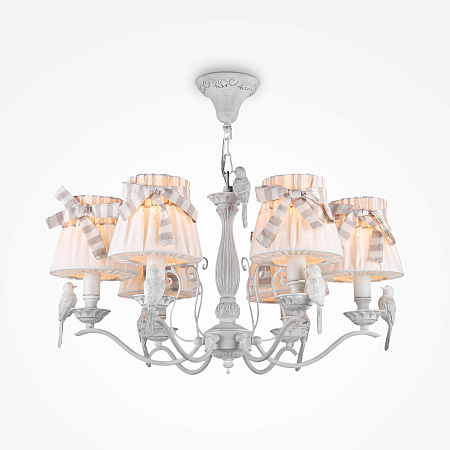 Подвесная люстра Maytoni Bird ARM013-06-W Подвесная люстра Maytoni Bird ARM013-06-W