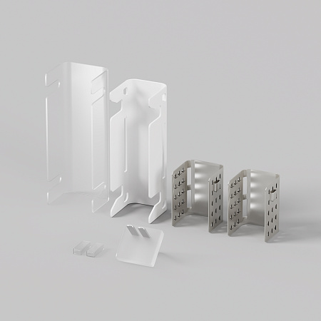 Двусторонний коннектор питания для гибкого неона 17x12 мм Maytoni Изгиб поперек оптической оси 432011