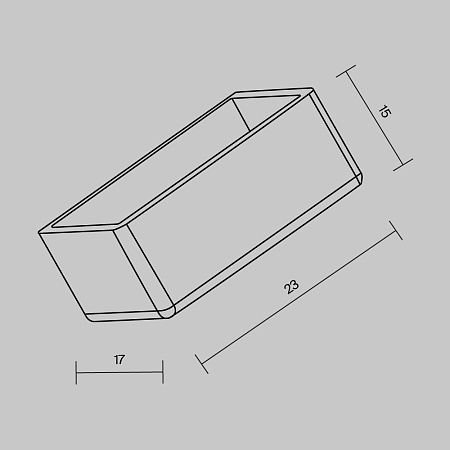 Заглушка для токоведущего светильника Maytoni Elasity IP O-TR001-SEC