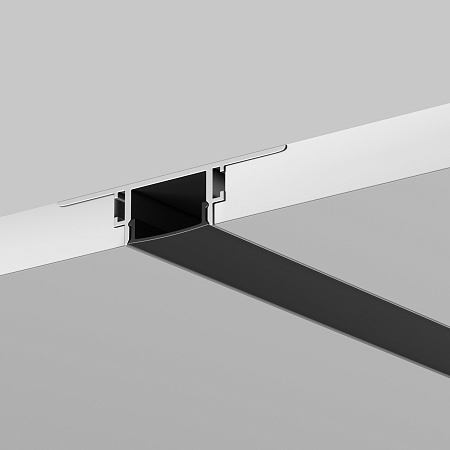 Рассеиватель для профиля 61×14 (Чёрный, 2 м), Maytoni ALM-6114-B-DF-2M 642014