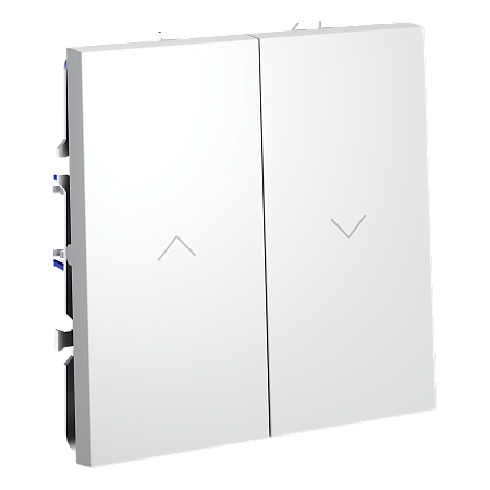 Выключатель двухклавишный встраиваемый для жалюзи 10А Voltum S70 (белый матовый) VLS020702 Выключатель двухклавишный встраиваемый для жалюзи 10А Voltum S70 (белый матовый) VLS020702