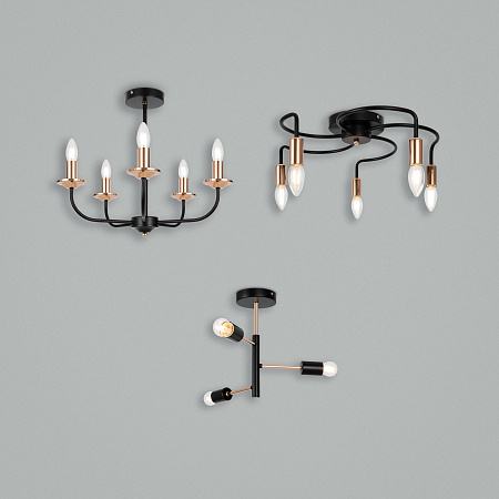 Светильник потолочный Freya Matis FR4010CL-03GB