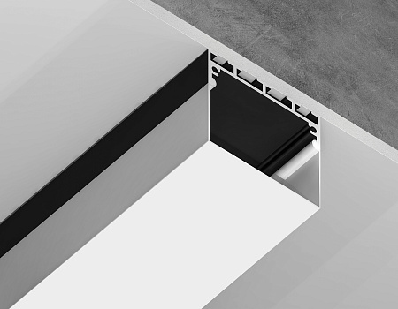 Профиль алюминиевый накладной/подвесной 42*45 "Profile System" Illumination GP3070BK Профиль алюминиевый накладной/подвесной 42*45 "Profile System" Illumination GP3070BK