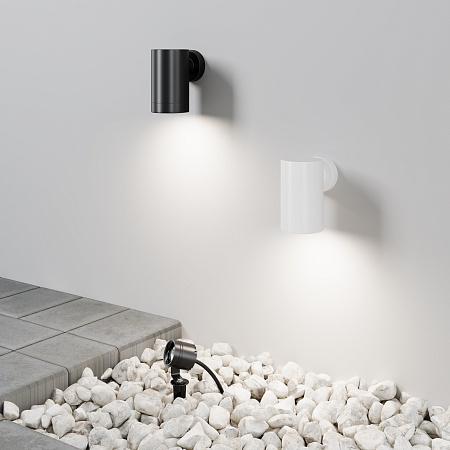 Уличный грунтовый светодиодный светильник Maytoni Clyde O493FL-L3GF3K