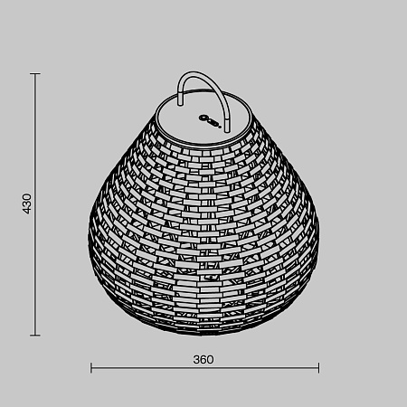 Уличный ландшафтный светодиодный светильник Maytoni Plet O530FL-L5B3K