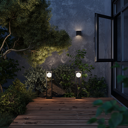 Уличный настенный светильник Maytoni Slate O483WL-L10GF3K Уличный настенный светильник Maytoni Slate O483WL-L10GF3K