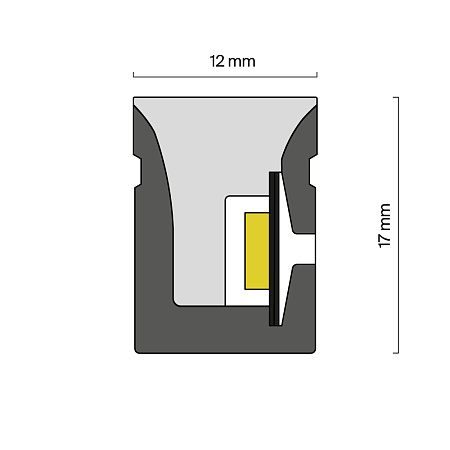 Гибкий неон 17,8Вт/м 24V RGB SPI IP67 5м Maytoni 432052
