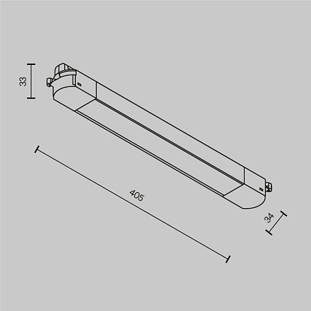Трековый магнитный светильник Maytoni Unity Basis TR000-1-12W4K-B_1 Трековый магнитный светильник Maytoni Unity Basis TR000-1-12W4K-B_1