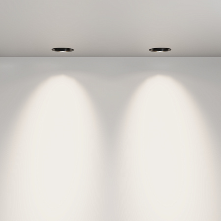 Встраиваемый светильник светодиодный Maytoni Lens DL105-12W4K-B Встраиваемый светильник светодиодный Maytoni Lens DL105-12W4K-B